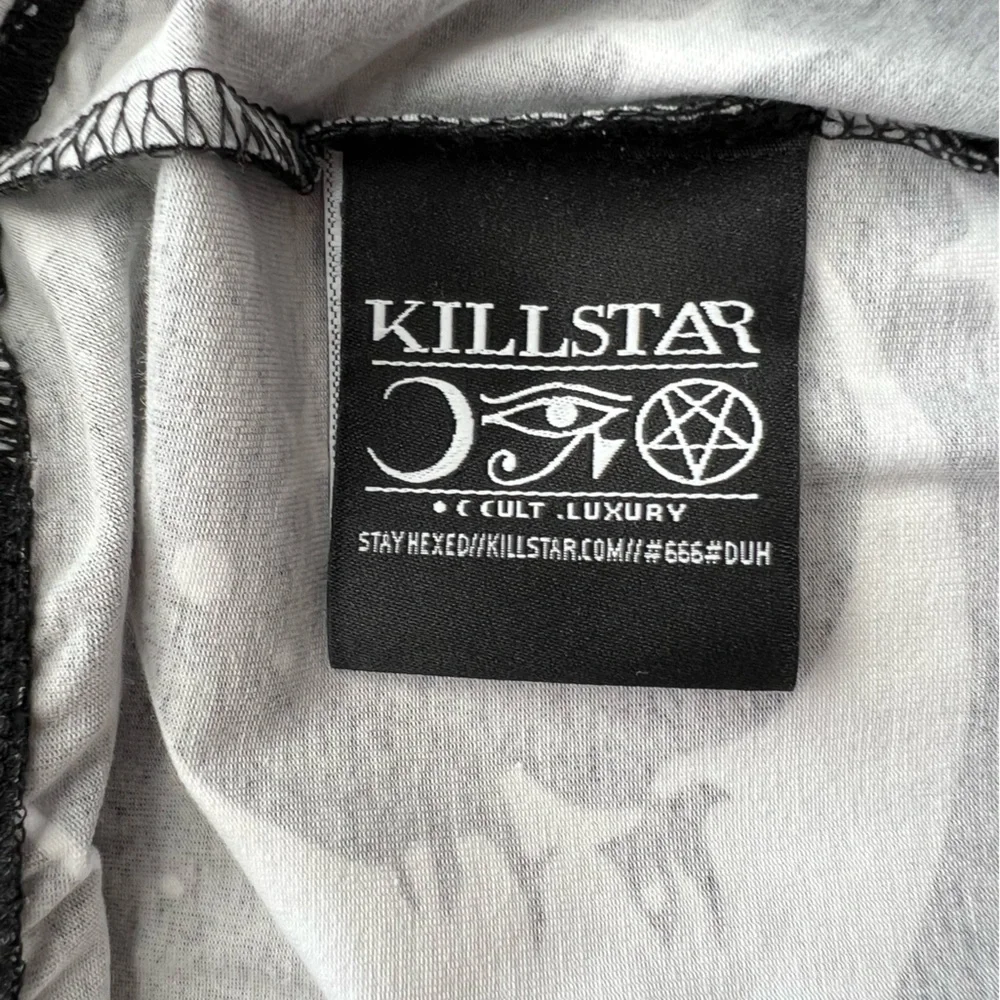 NWT Killstar Under The Stars Leggings Black White Size XXL - Picture 7 of 12